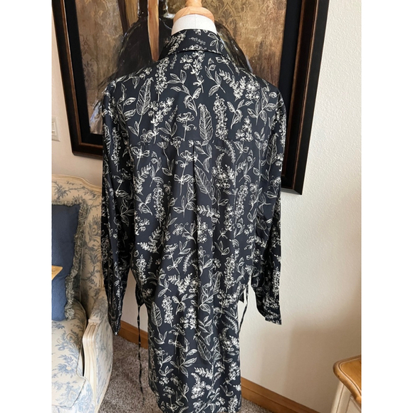 NWT Thakoon Women's Button Up Print Dress, Size 8, Black & White - Picture 7 of 9